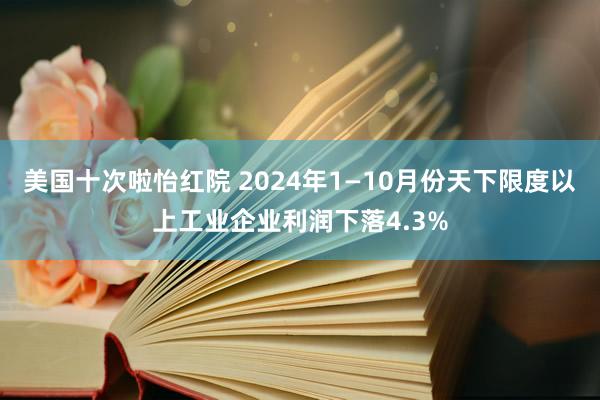 美国十次啦怡红院 2024年1—10月份天下限度以上工业企业利润下落4.3%